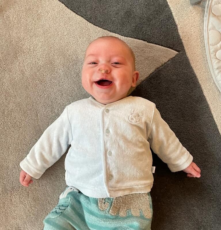 Daniel recovering from his operation