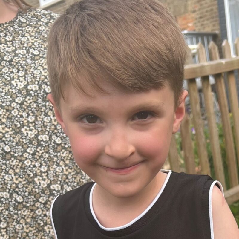 Oliver at six years old