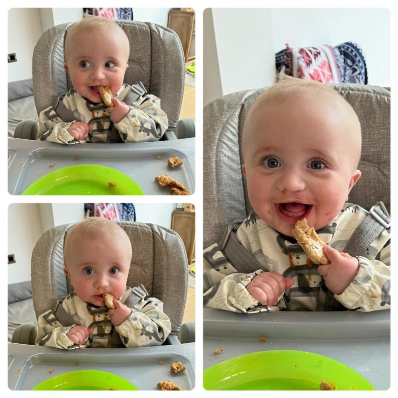 Ollie showing off his 'forever smile'