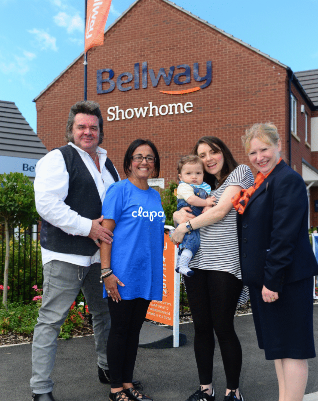 Bellway Homes donated after we supported one of their sales advisors